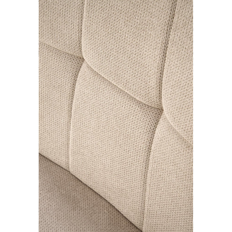 Krzesło tapicerowane z pikowanym oparciem K534 beżowe Halmar
