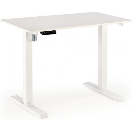 Biurko z funkcją regulacji wysokości B53 105x56cm białe Halmar