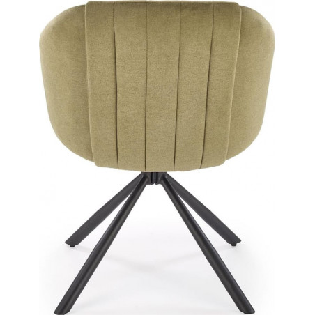 Krzesło fotelowe obrotowe K533 oliwkowe Halmar
