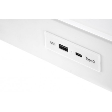 Biurko z funkcją regulacji wysokości i usb B52 120x60cm białe Halmar