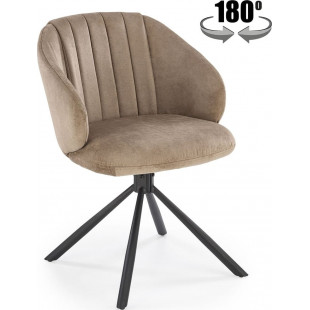 Krzesło fotelowe obrotowe K533 cappuccino Halmar