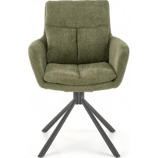 Krzesło fotelowe obrotowe K495 oliwkowe Halmar