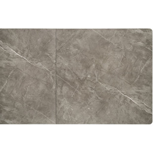 Stół rozkładany Charles 180-260x90cm popielaty marmur / czarny Halmar