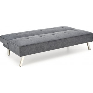Sofa 3 osobowa rozkładana na nóżkach Carlito 173cm popiel Halmar