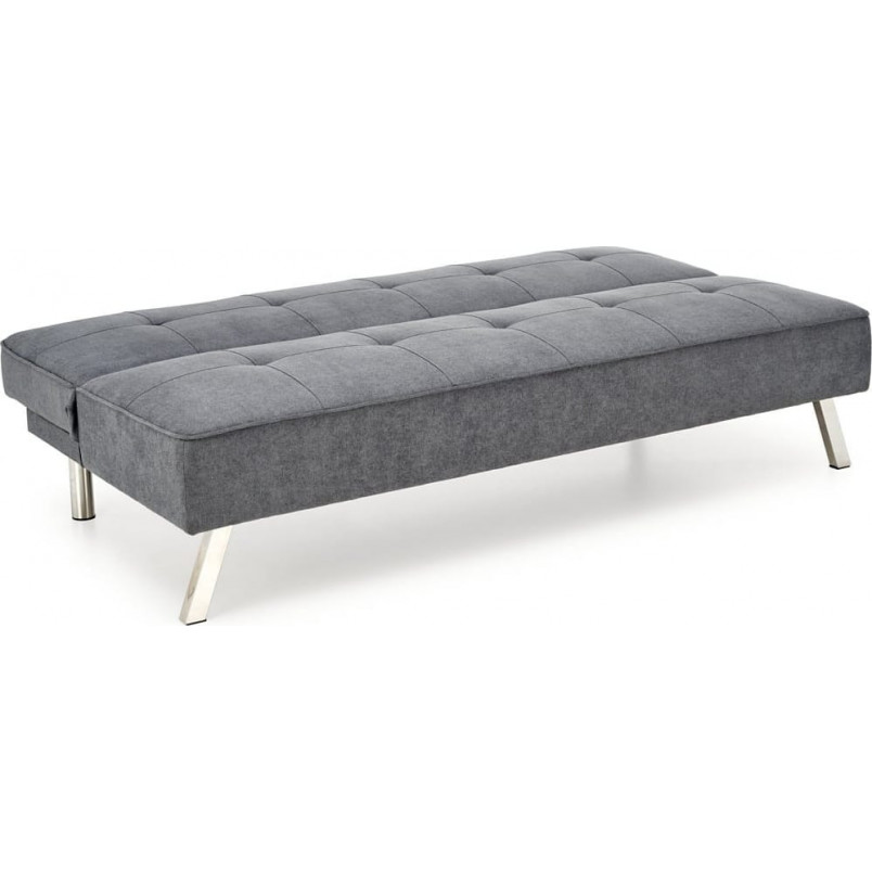 Sofa 3 osobowa rozkładana na nóżkach Carlito 173cm popiel Halmar