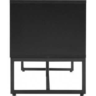 Szafka rtv z frontem w jodełkę Clar 160x40cm dąb / czarny Intesi