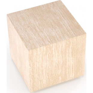 Stolik boczny kwadratowy Travertino 45x45cm trawertyn Halmar