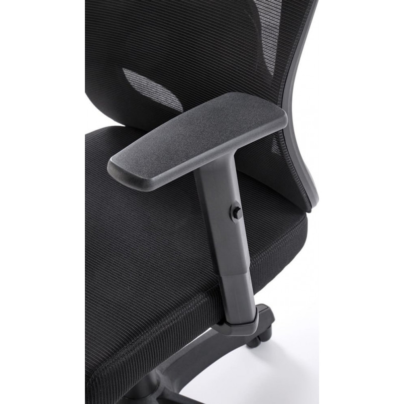 Fotel biurowy ergonomiczny z regulacją Ramos czarny Halmar