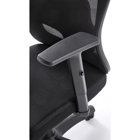 Fotel biurowy ergonomiczny z regulacją Ramos czarny Halmar