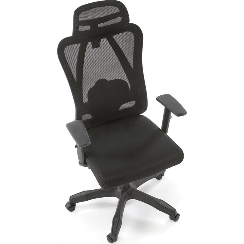 Fotel biurowy ergonomiczny z regulacją Ramos czarny Halmar