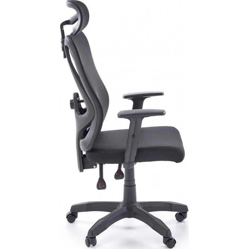 Fotel biurowy ergonomiczny z regulacją Ramos czarny Halmar