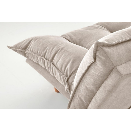 Sofa tapicerowana rozkładana Pillow 190cm beżowa Halmar