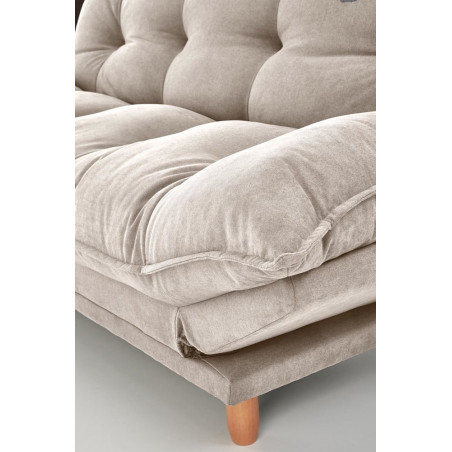 Sofa tapicerowana rozkładana Pillow 190cm beżowa Halmar