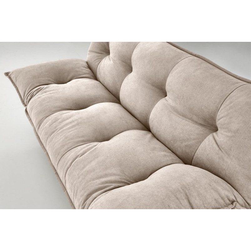 Sofa tapicerowana rozkładana Pillow 190cm beżowa Halmar