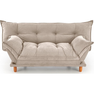 Sofa tapicerowana rozkładana Pillow 190cm beżowa Halmar