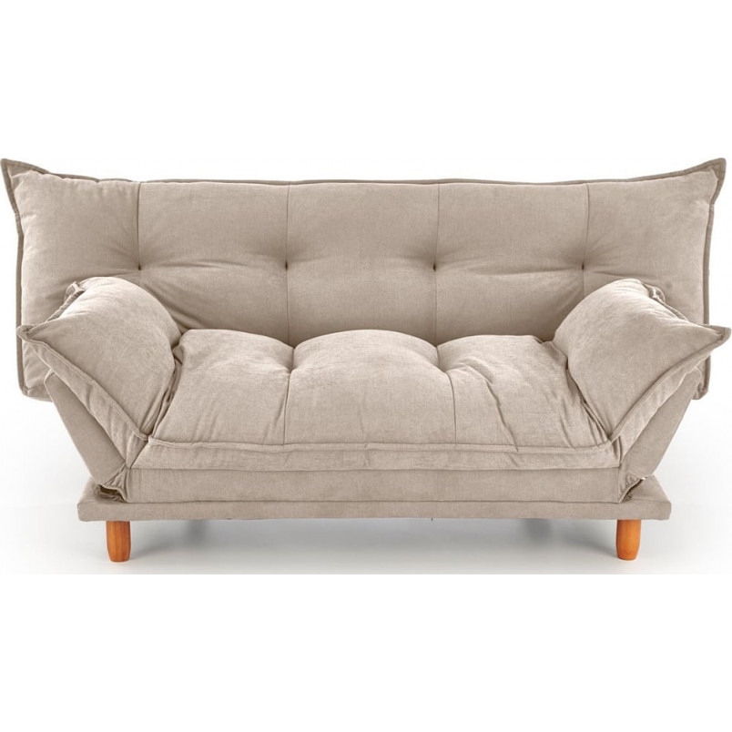 Sofa tapicerowana rozkładana Pillow 190cm beżowa Halmar