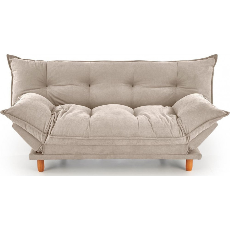 Sofa tapicerowana rozkładana Pillow 190cm beżowa Halmar