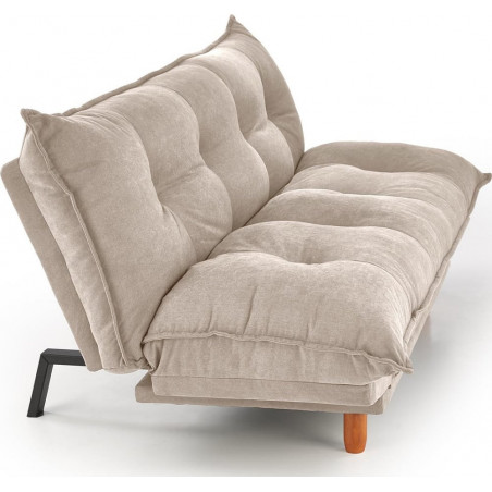 Sofa tapicerowana rozkładana Pillow 190cm beżowa Halmar