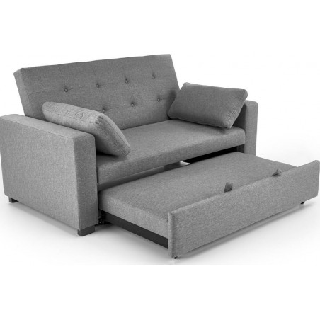 Sofa rozkładana tapicerowana Paulinio 170cm popiel Halmar