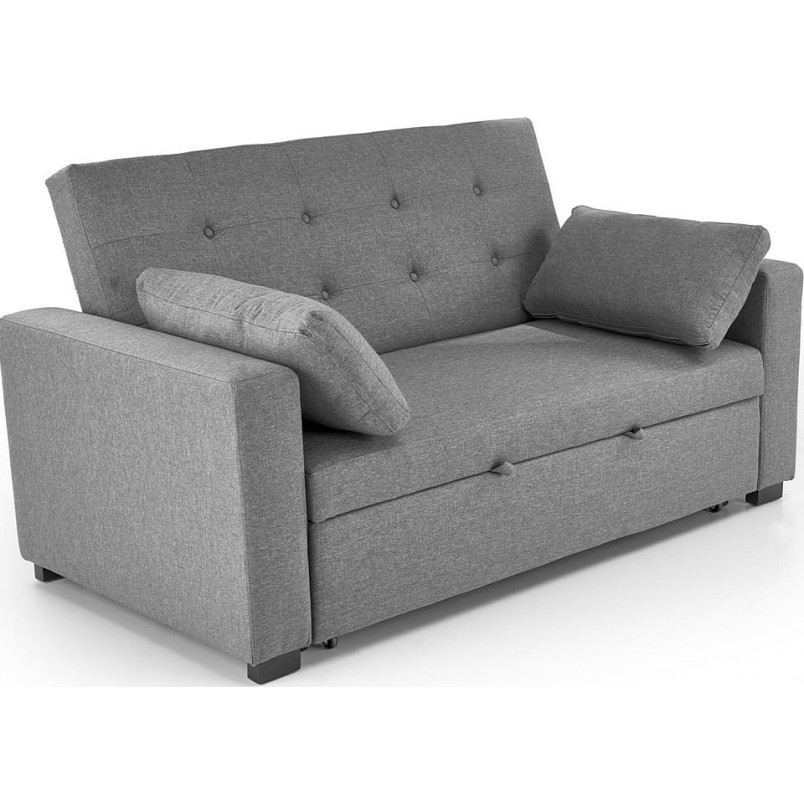 Sofa rozkładana tapicerowana Paulinio 170cm popiel Halmar Sofa rozkładana tapicerowana Paulinio 170cm popiel Halmar