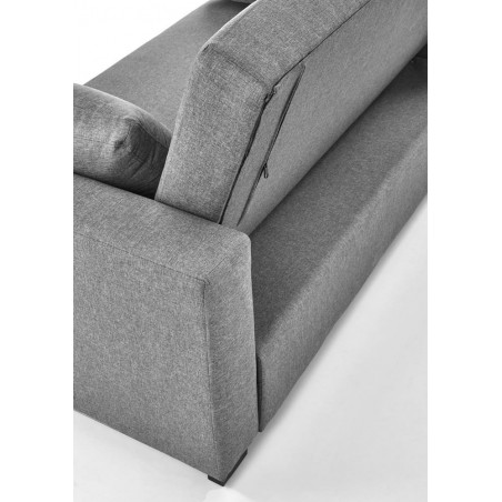 Sofa rozkładana tapicerowana Paulinio 170cm popiel Halmar