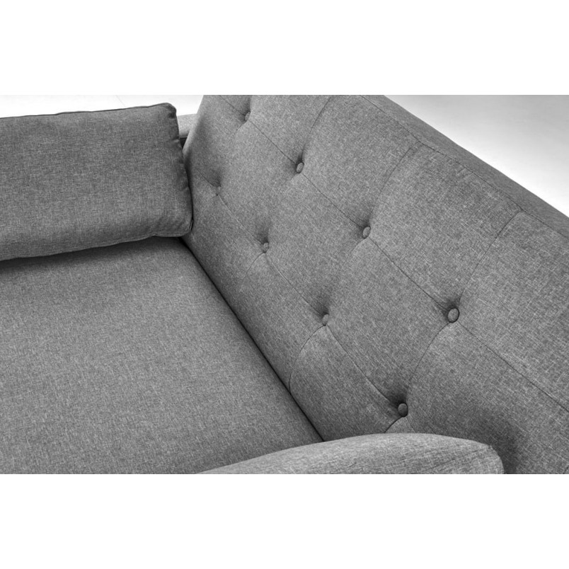Sofa rozkładana tapicerowana Paulinio 170cm popiel Halmar