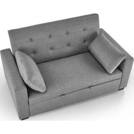 Sofa rozkładana tapicerowana Paulinio 170cm popiel Halmar