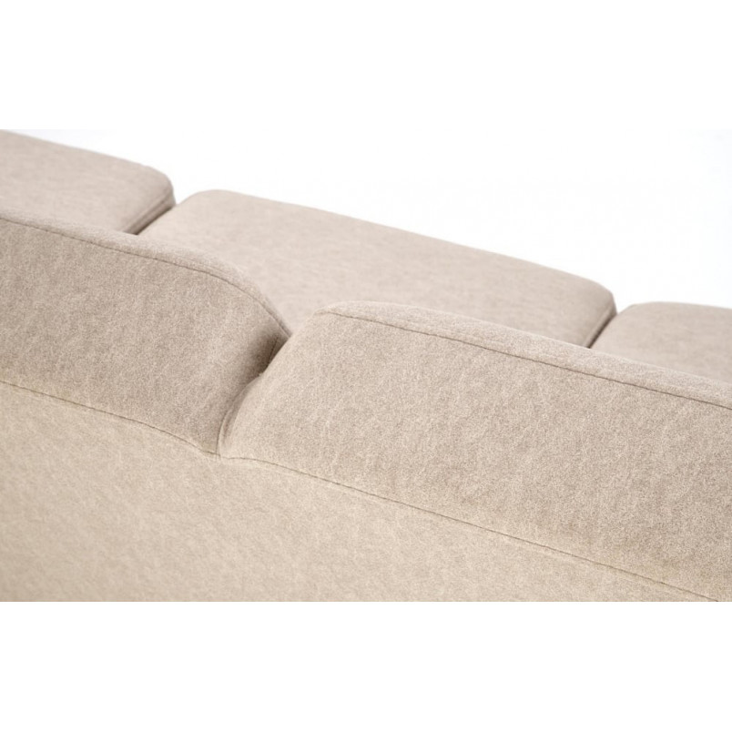Sofa 3 osobowa prl / vintage Milano 175cm orzech / beż Castel 15 Halmar