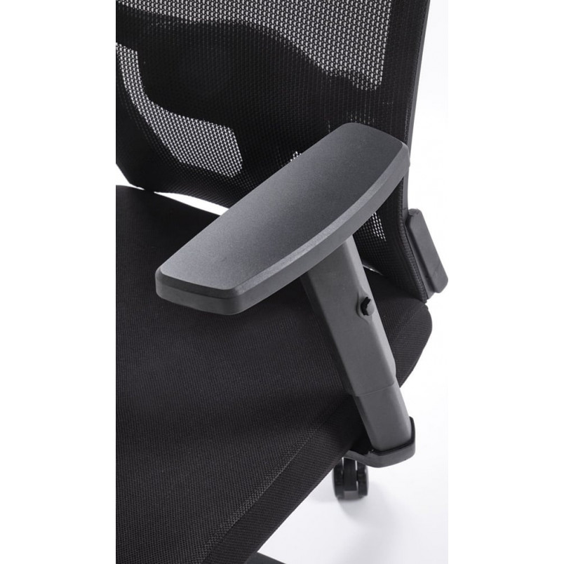 Fotel komputerowy ergonomiczny z regulacją Mason czarny Halmar
