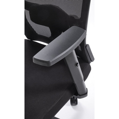 Fotel komputerowy ergonomiczny z regulacją Mason czarny Halmar