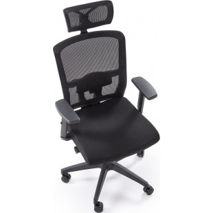 Fotel komputerowy ergonomiczny z regulacją Mason czarny Halmar