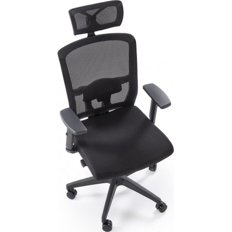 Fotel komputerowy ergonomiczny z regulacją Mason czarny Halmar