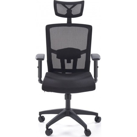 Fotel komputerowy ergonomiczny z regulacją Mason czarny Halmar