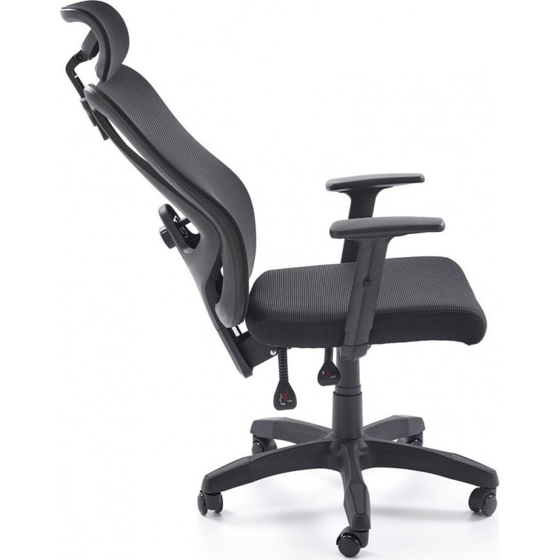 Fotel komputerowy ergonomiczny z regulacją Mason czarny Halmar