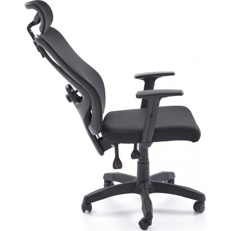 Fotel komputerowy ergonomiczny z regulacją Mason czarny Halmar