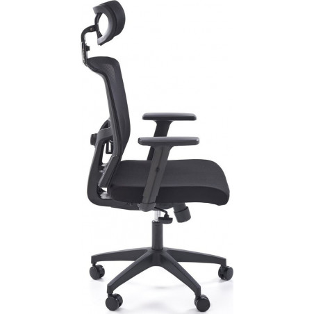 Fotel komputerowy ergonomiczny z regulacją Mason czarny Halmar