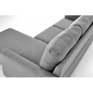 Sofa 3 osobowa z podnóżkiem Gerson 180cm popiel Halmar