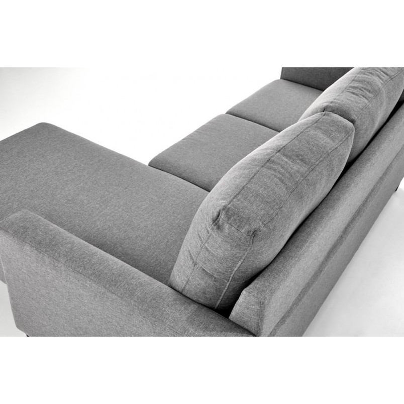 Sofa 3 osobowa z podnóżkiem Gerson 180cm popiel Halmar