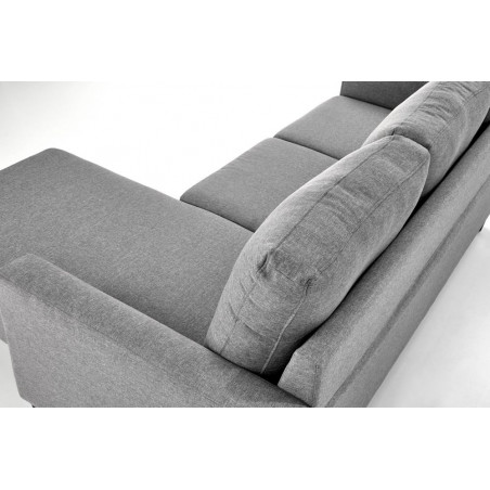 Sofa 3 osobowa z podnóżkiem Gerson 180cm popiel Halmar