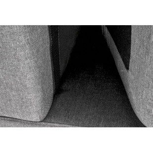 Sofa 3 osobowa z podnóżkiem Gerson 180cm popiel Halmar