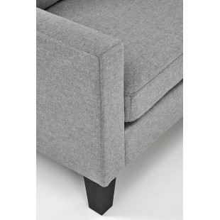 Sofa 3 osobowa z podnóżkiem Gerson 180cm popiel Halmar