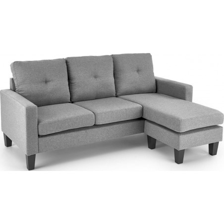 Sofa 3 osobowa z podnóżkiem Gerson 180cm popiel Halmar