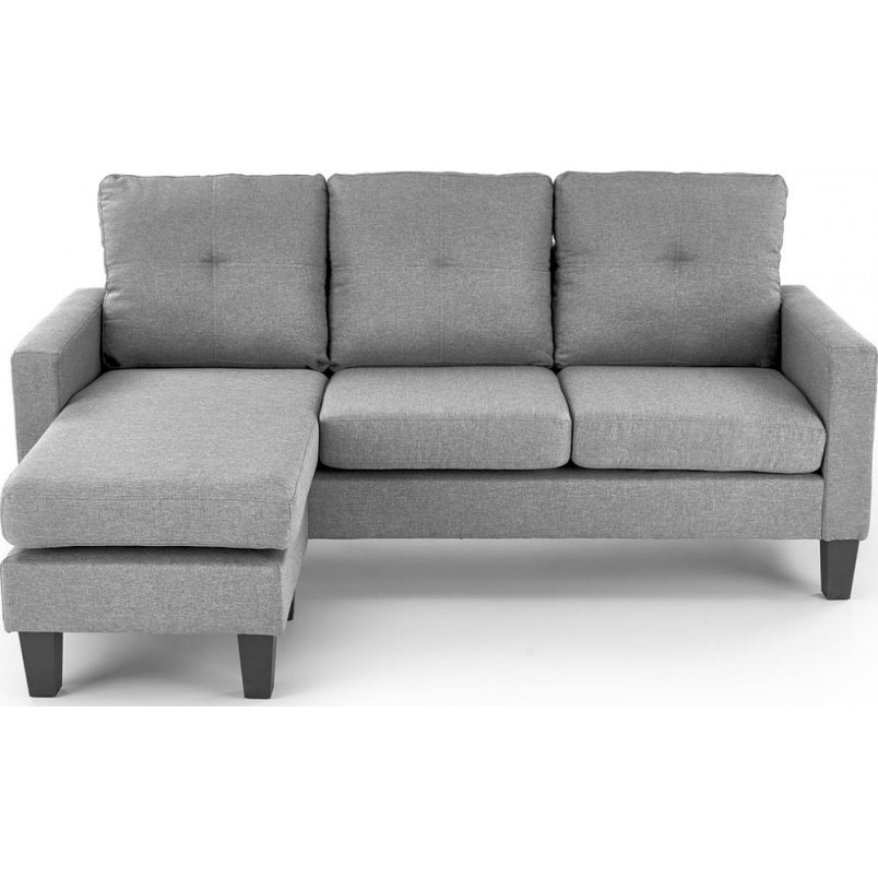 Sofa 3 osobowa z podnóżkiem Gerson 180cm popiel Halmar
