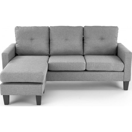 Sofa 3 osobowa z podnóżkiem Gerson 180cm popiel Halmar