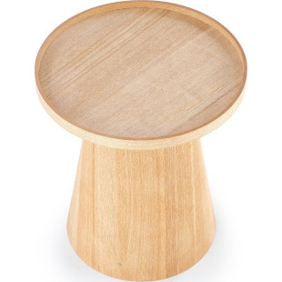 Stolik boczny z tacą Editta 45cm naturalny Halmar