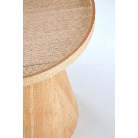 Stolik boczny z tacą Editta 45cm naturalny Halmar