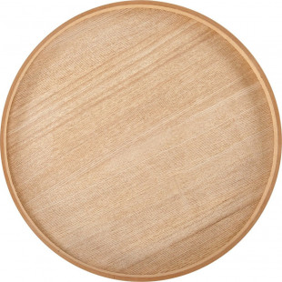 Stolik boczny z tacą Editta 45cm naturalny Halmar
