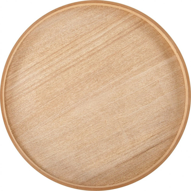 Stolik boczny z tacą Editta 45cm naturalny Halmar