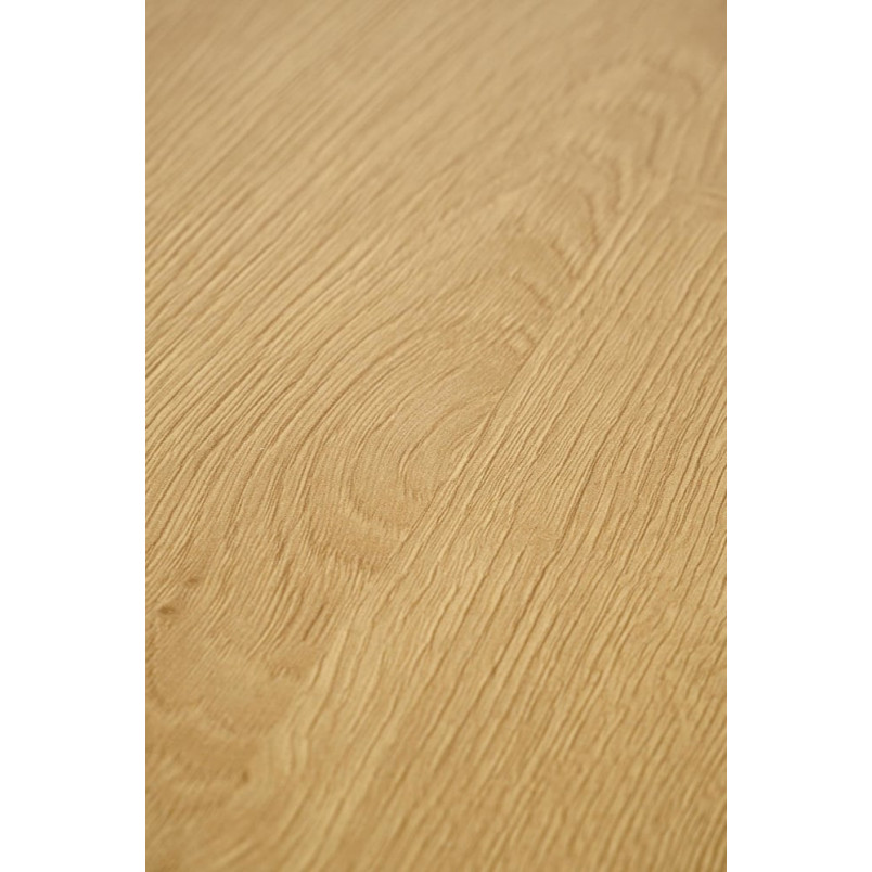 Stół okrągły loft Edgar 100cm dąb złoty / czarny Halmar