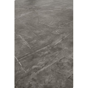 Stół rozkładany Charles 180-260x90cm popielaty marmur / czarny Halmar